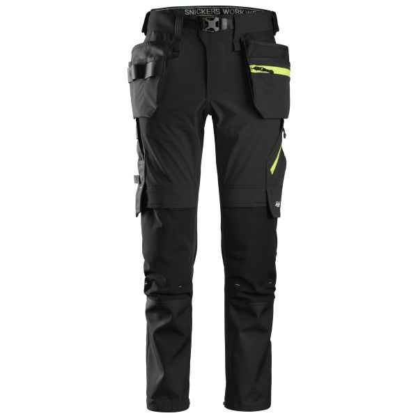 Softshellbukse Snickers 6940 FlexiWork svart D116